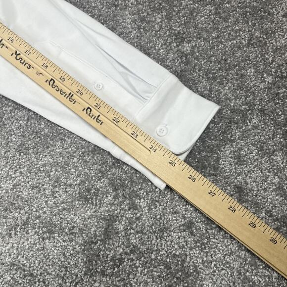 True Classic Dress Shirt Mens XXL Soft Stretch Button Up Cotton Spandex Workwear - Picture 10 of 11